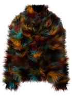 Michel Klein Faux Fur Jacket, Women's, Size: 38, Polyester/acetate/modal