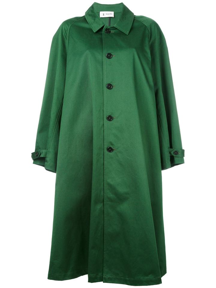 Barena - Oversized Coat - Women - Cotton - S, Green, Cotton