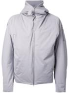 Kazuyuki Kumagai Hooded Padded Jacket, Men's, Size: 2, Grey, Polyester