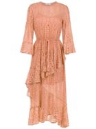 Nk Asymmetrical Midi Dress - Pink