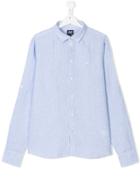 Armani Junior Teen Classic Collar Shirt - Blue