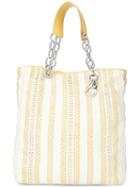 Christian Dior Pre-owned Large Woven Leather Soft Shopper Tote -