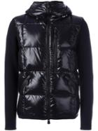 Moncler Grenoble Quilted Zip Up Jacket, Men's, Size: Medium, Black, Virgin Wool/polyamide/feather Down