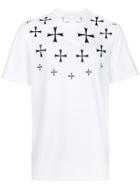 Neil Barrett Cross Print T-shirt - White