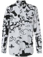 Vivienne Westwood Printed Button Shirt - White