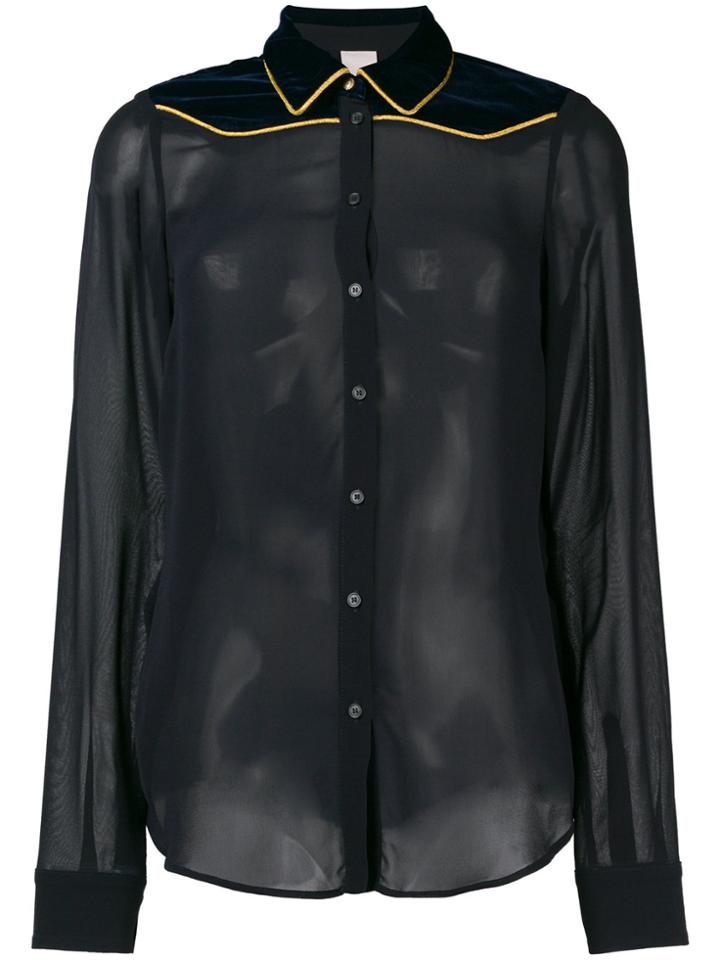 Pinko Fresa Georgette Shirt - Blue