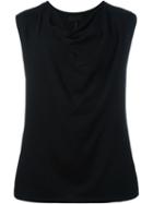 D.gnak Draped Neck Tank Top
