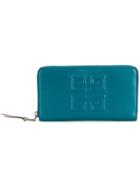 Givenchy 4g Zipped Wallet - Blue