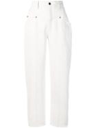 Isabel Marant Classic Straight-cut Jeans - White