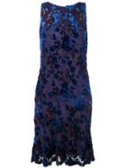 Etro Layered Embroidered Dress - Blue