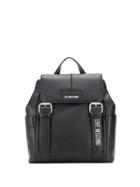 Love Moschino Dual-buckle Backpack - Black