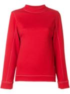 Marni Stitch Detail Sweatshirt - Red