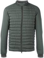 Herno Zip Up Padded Jacket, Men's, Size: 54, Green, Polyamide/polyurethane