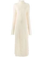Jil Sander Long Knitted Dress - Neutrals