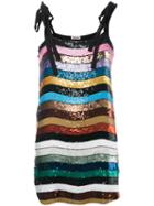 Attico Sabrina Sequin Embellished Top, Women's, Size: Medium, Pvc/viscose