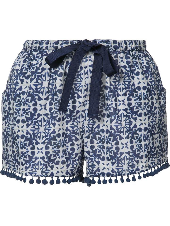 Figue - 'maja' Short - Women - Cotton - Xl, Blue, Cotton