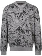 Ermenegildo Zegna Moutain Print Sweatshirt - Grey