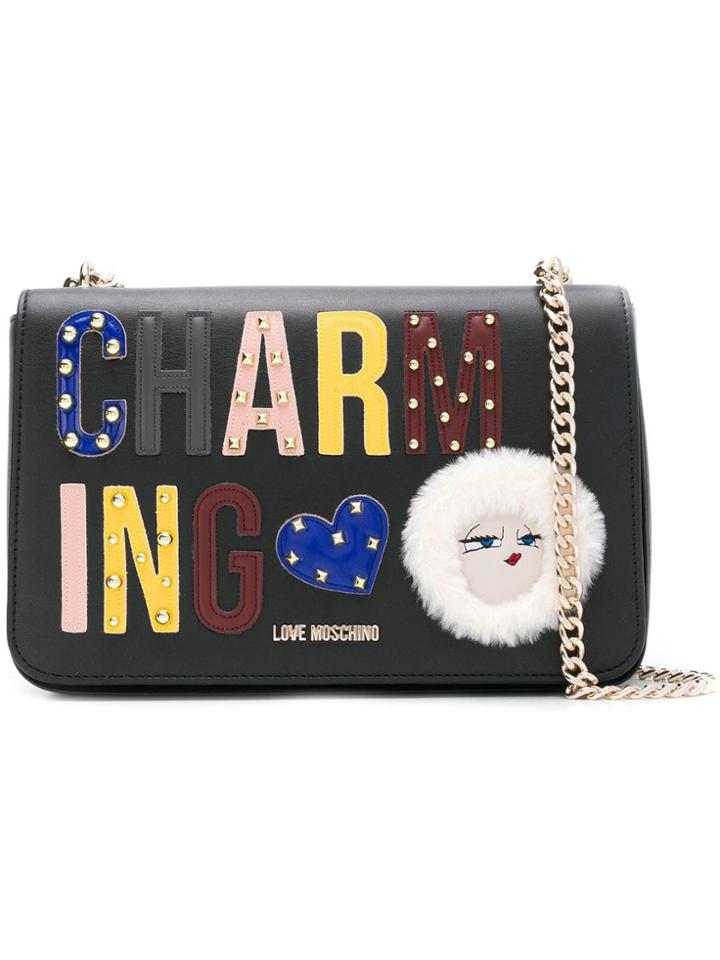 Love Moschino Charming Shoulder Bag - Black