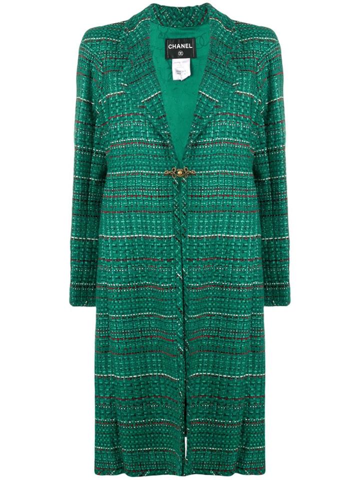 Chanel Vintage Striped Midi Coat - Unavailable