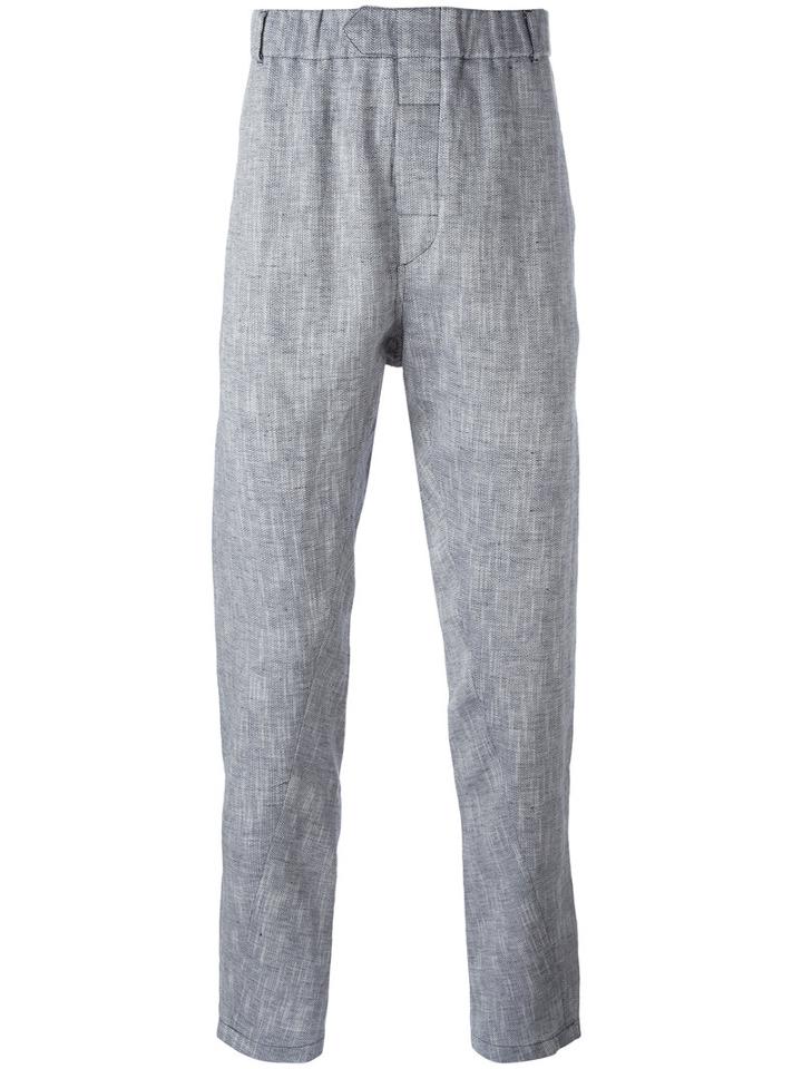 Ann Demeulemeester Grise Ramson Trousers, Size: Medium, Grey, Cotton/linen/flax