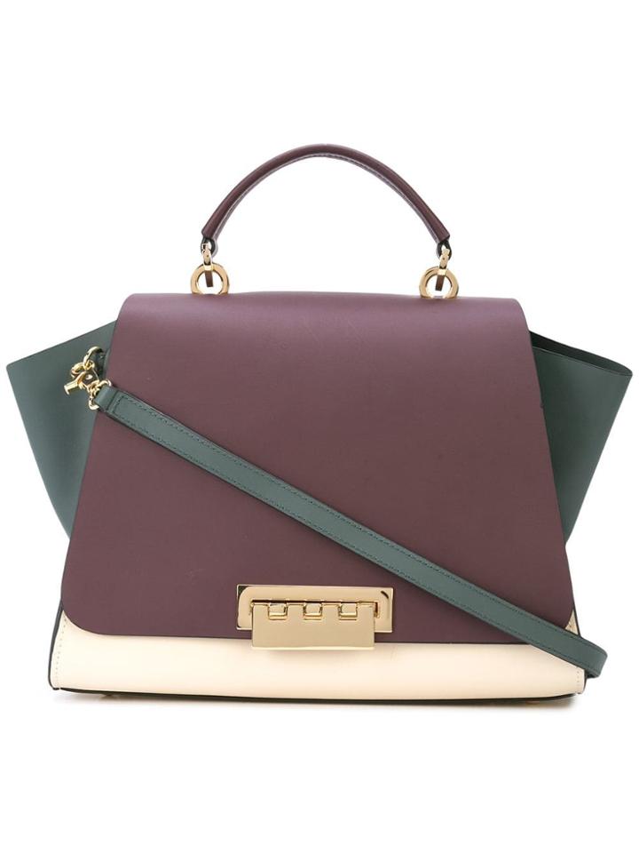 Zac Zac Posen Eartha Colourblock Tote Bag - Red
