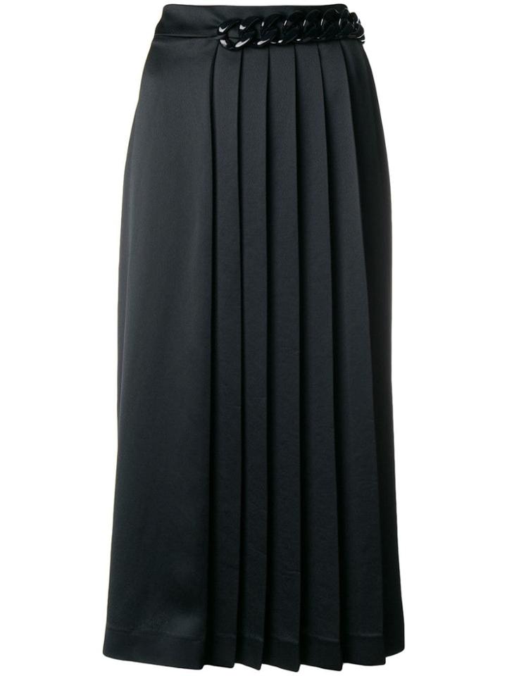 Msgm Loose Flared Skirt - Black