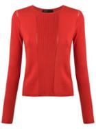 Talie Nk Knit Top, Women's, Size: Medium, Red, Polyamide/polyester/viscose
