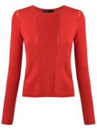 Talie Nk Knit Top, Women's, Size: Medium, Red, Polyamide/polyester/viscose