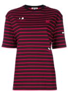 Mcq Alexander Mcqueen Striped Patch T-shirt - Brown
