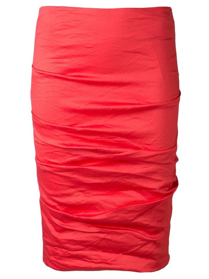 Nicole Miller Ruched Skirt