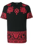 Alexander Mcqueen Engin Skull T-shirt - Black