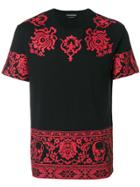 Alexander Mcqueen Engin Skull T-shirt - Black