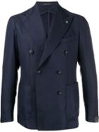 Tagliatore Formal Double-breasted Blazer - Blue
