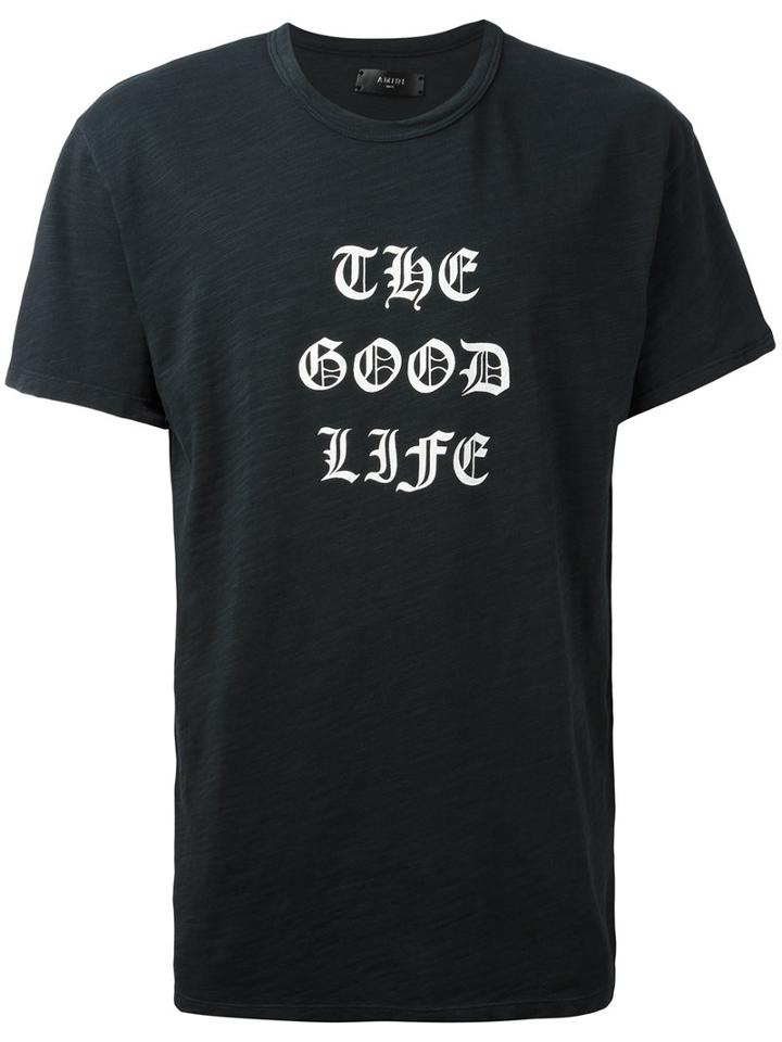 Amiri The Good Life T-shirt, Men's, Size: Xl, Black, Cotton