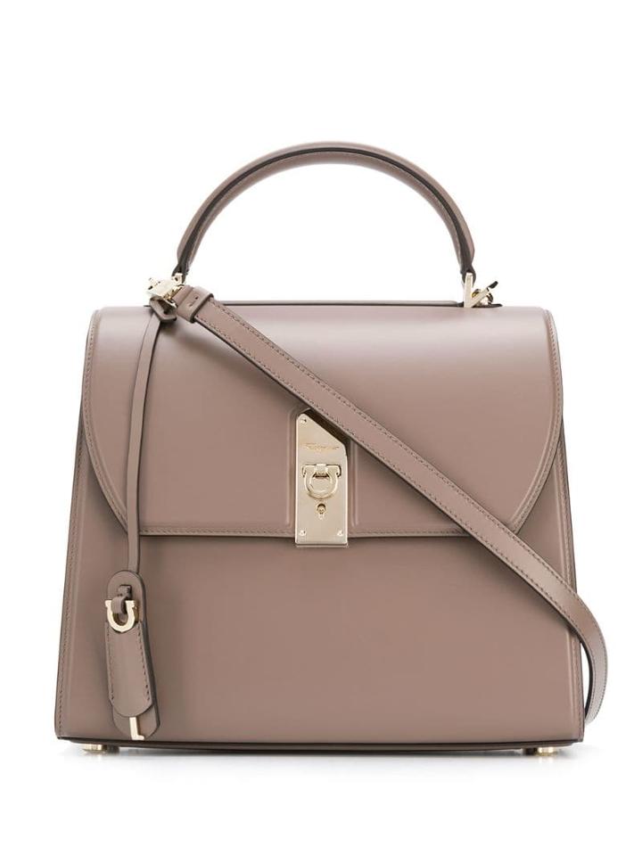 Salvatore Ferragamo Ferragamo Boxyz Tote Bag - Grey