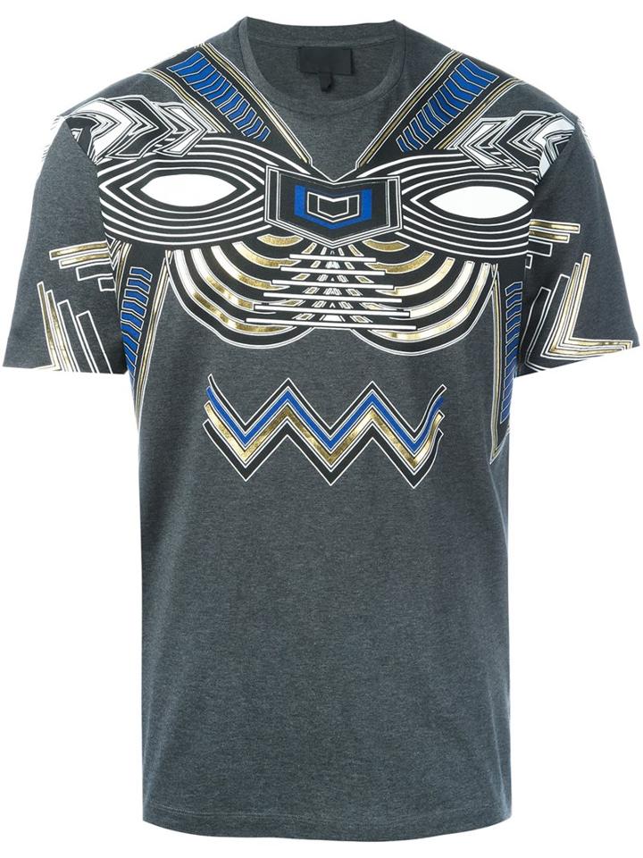 Les Hommes Metallic Applique T-shirt
