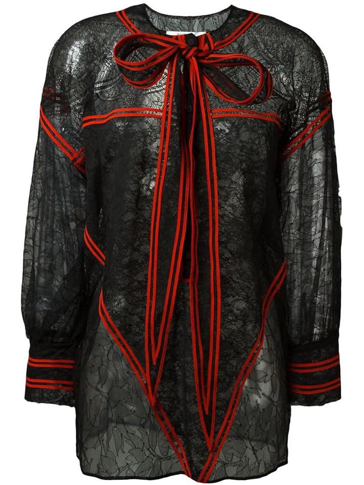 Givenchy Lace Pussy Bow Blouse