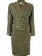 Alaïa Vintage Skirt And Jacket Suit, Women's, Size: 38, Green