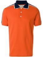 Gucci Gucci Stripe Polo Shirt - Yellow & Orange