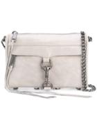 Rebecca Minkoff - Zipped Shoulder Bag - Women - Leather/polyester/metal (other) - One Size, Grey, Leather/polyester/metal (other)