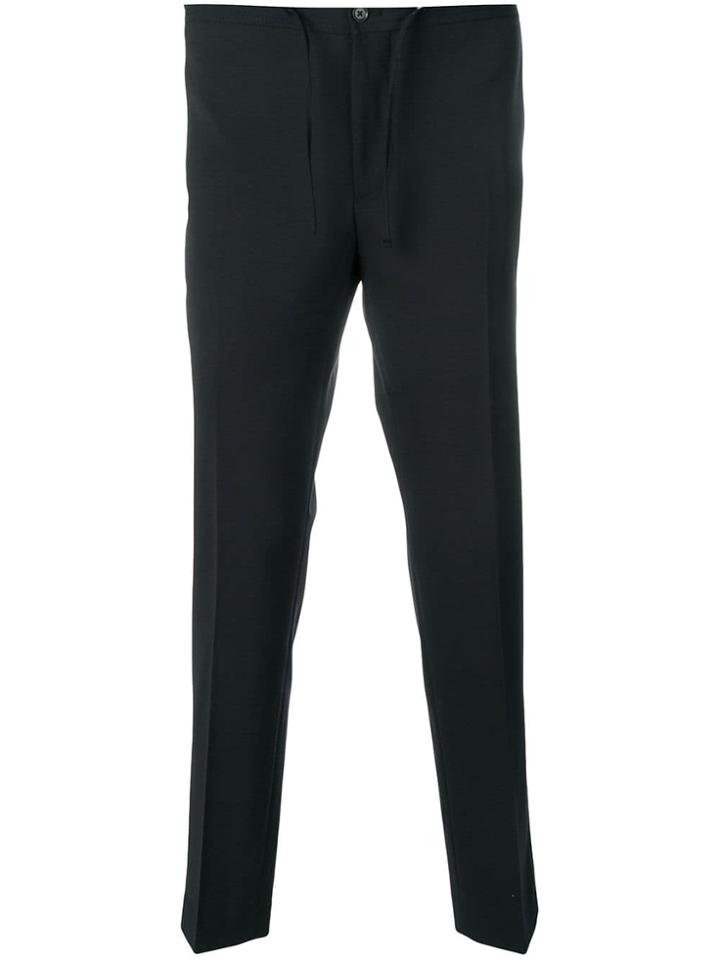 Nn07 Drawstring Tailored Trousers - Blue
