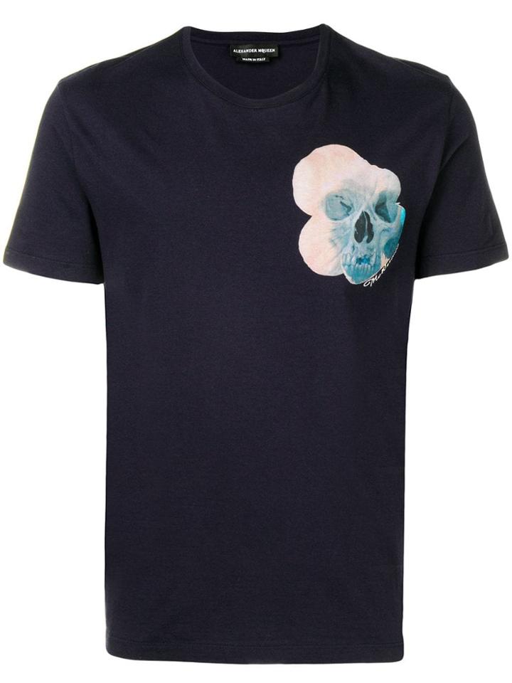 Alexander Mcqueen Logo Short-sleeve T-shirt - Blue