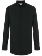 Saint Laurent Poplin Long Sleeve Shirt - Black