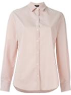 Joseph Box Pleat Shirt, Women's, Size: 42, Pink/purple, Cotton/silk