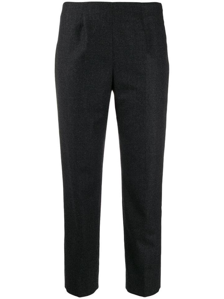 Piazza Sempione Cropped Slim-fit Trousers - Grey
