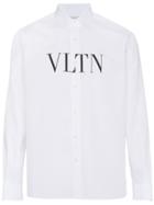 Valentino White Vltn Logo Shirt