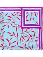 Dvf Diane Von Furstenberg Shelton Square Marine Scarf - Blue