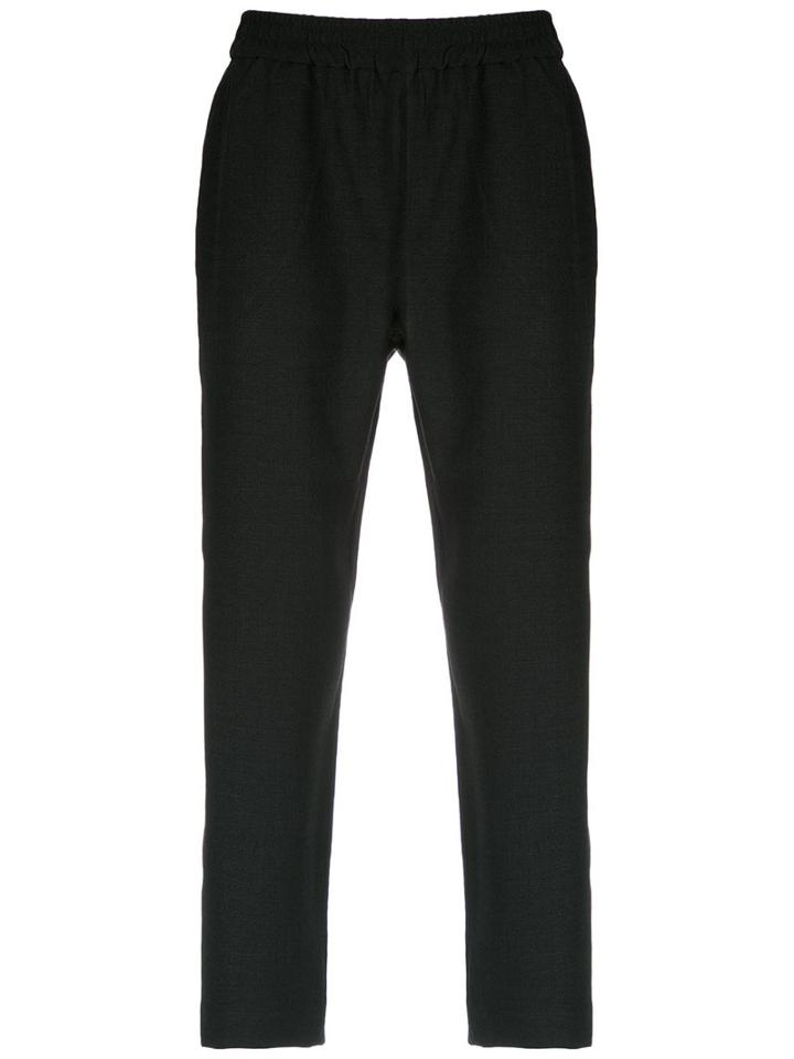 À La Garçonne - Straight Trousers - Women - Polyester - P, Black, Polyester