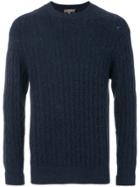 N.peal The Thames Cable Knit Jumper - Blue