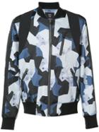 Christopher Raeburn - Geometric Bomber Jacket - Men - Acetate - S, Blue, Acetate